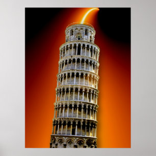 Póster Torre de Energía de Pisa