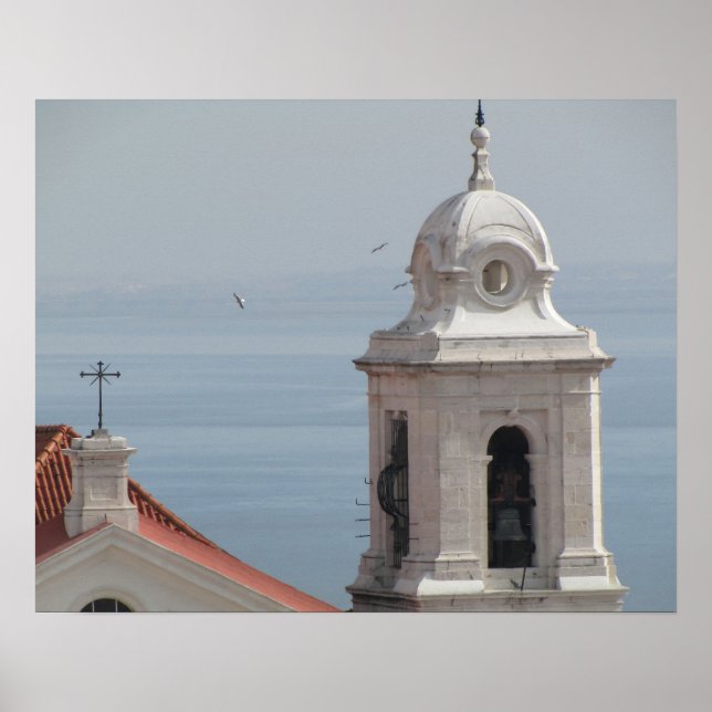Póster Torre de la Iglesia Costera (Frente)