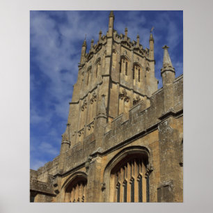 Póster Torre de la Iglesia de St. James, Chipping Camden