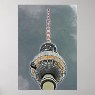 Póster Torre de la TV (Fernsehturm), Berlín (tv2)