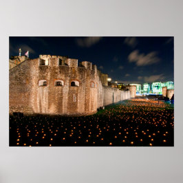 Póster Torre de Londres más allá de la sombra creciente