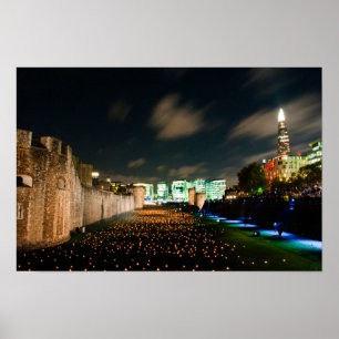 Póster Torre de Londres más allá de la sombra creciente