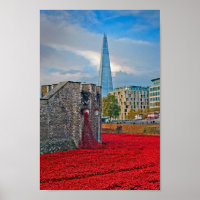 Torre de Londres Red Poppies Inglaterra Reino Unid