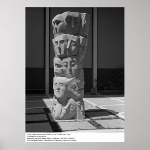 Póster Torre de máscaras, UCLA, 1966