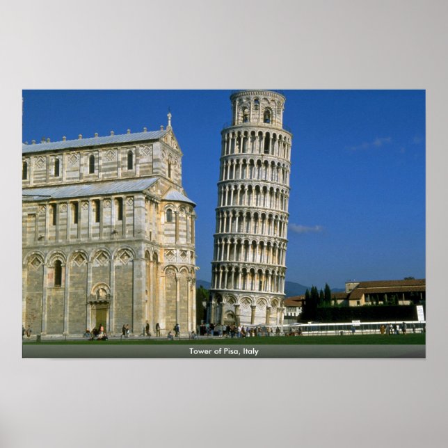 Póster Torre de Pisa, Italia (Frente)