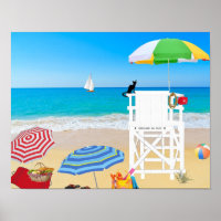 Torre de Salvavidas Tropical Beach Sand