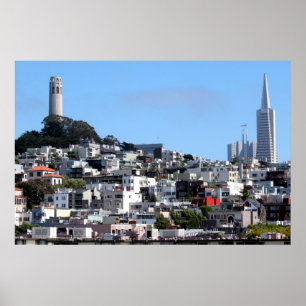 Póster Torre de San Francisco Coit