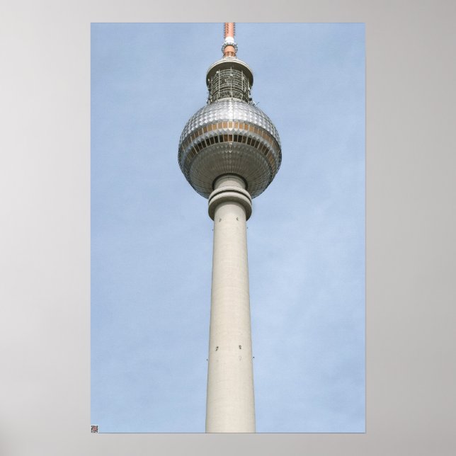 Póster Torre de Televisión de Berlín (Frente)