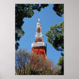 Póster Torre de Tokio, Japón