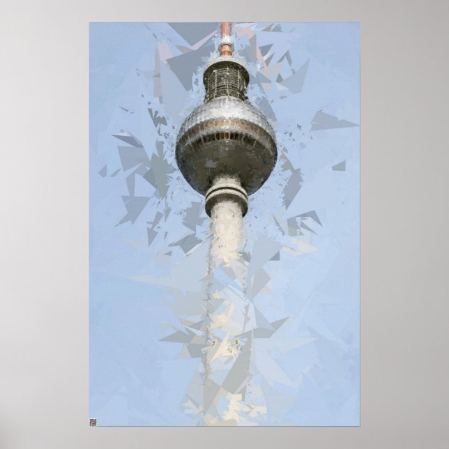 Póster Torre de TV Berlín (Frente)