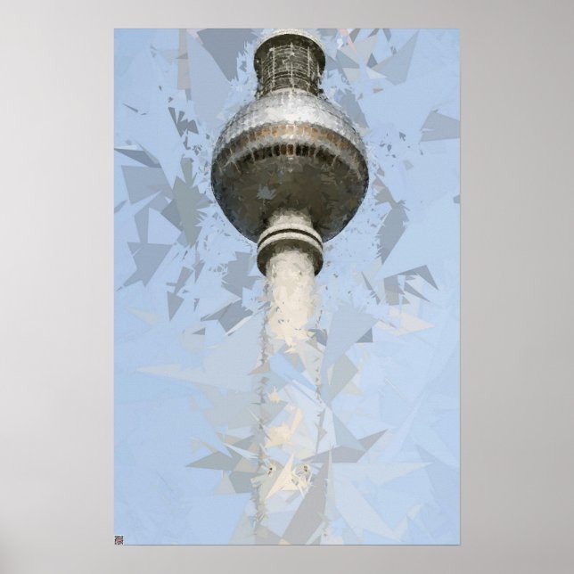 Póster Torre de TV Berlín (Frente)