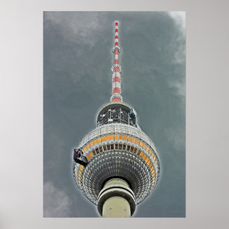 Póster Torre de Tv (Fernsehturm), Berlín (tv2)