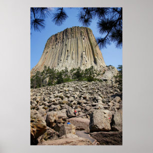 Póster Torre del Diablo, Monumento Nacional de la Torre d