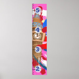 Póster Torre del Reloj Big Ben Westminster