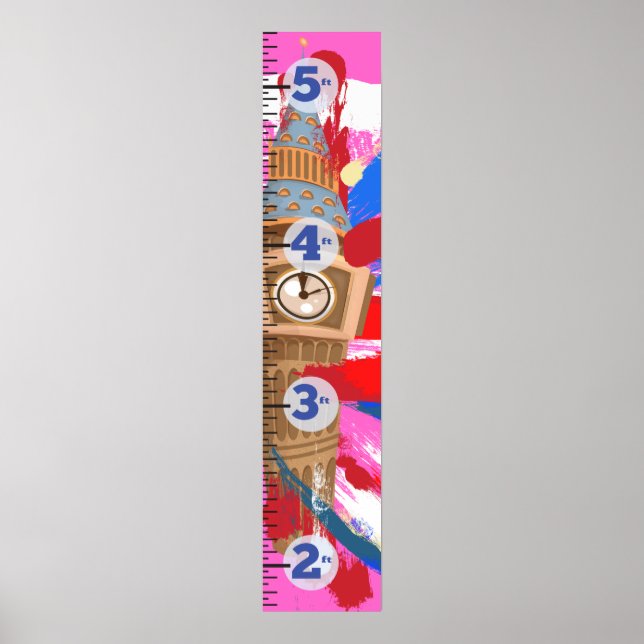 Póster Torre del Reloj Big Ben Westminster (Frente)