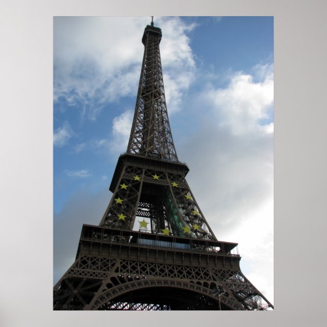 Póster Torre Eiffel (Frente)