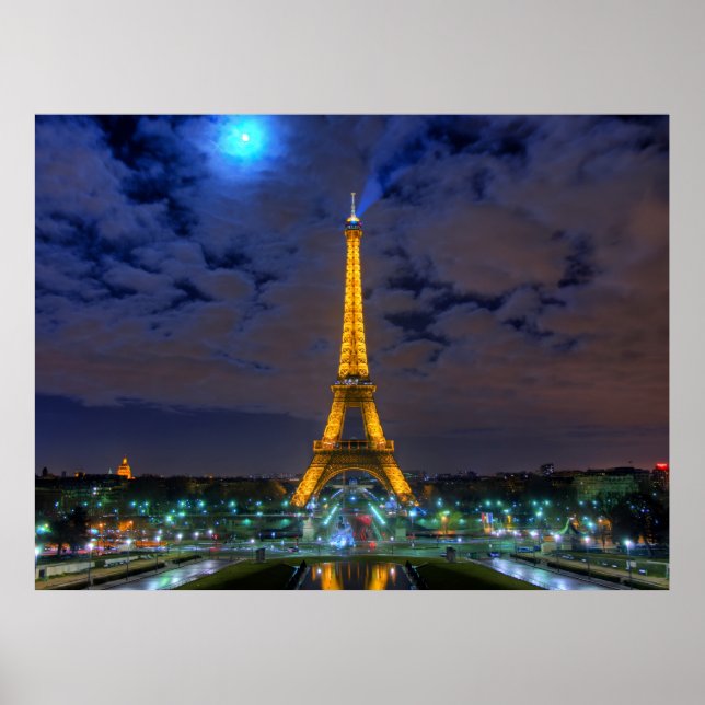 Póster Torre Eiffel (Frente)