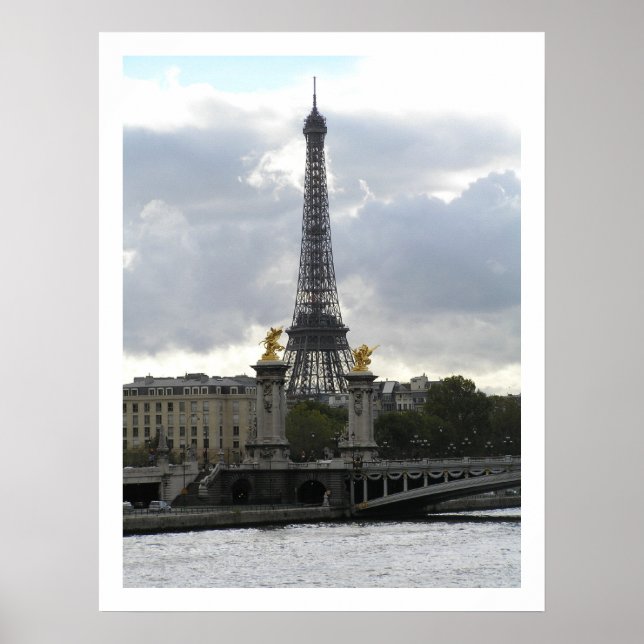 Póster Torre Eiffel (Frente)