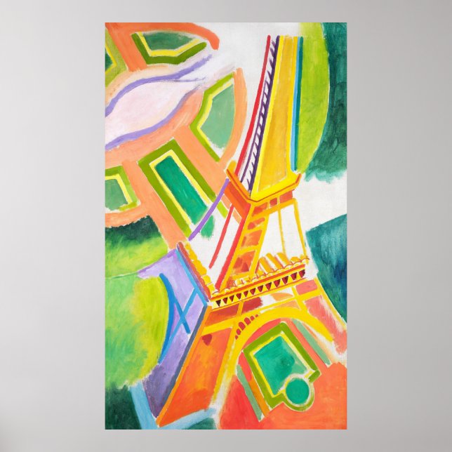 Póster Torre Eiffel (Frente)