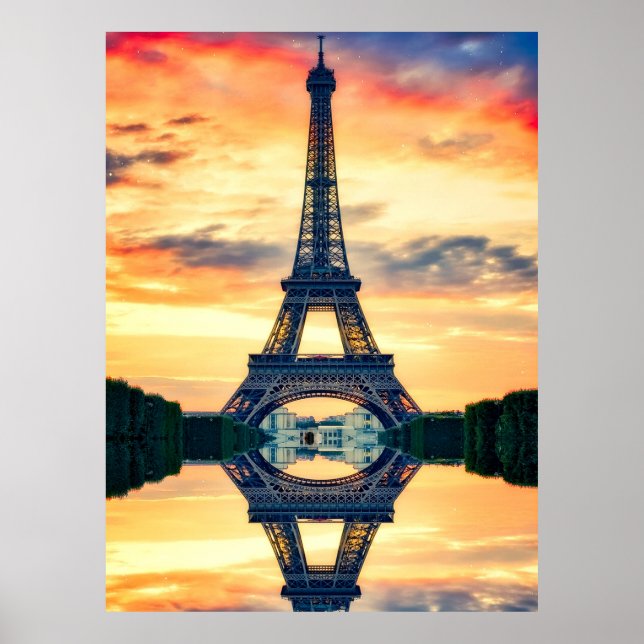 Póster Torre Eiffel (Frente)
