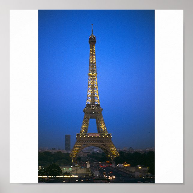 Póster Torre Eiffel (Frente)