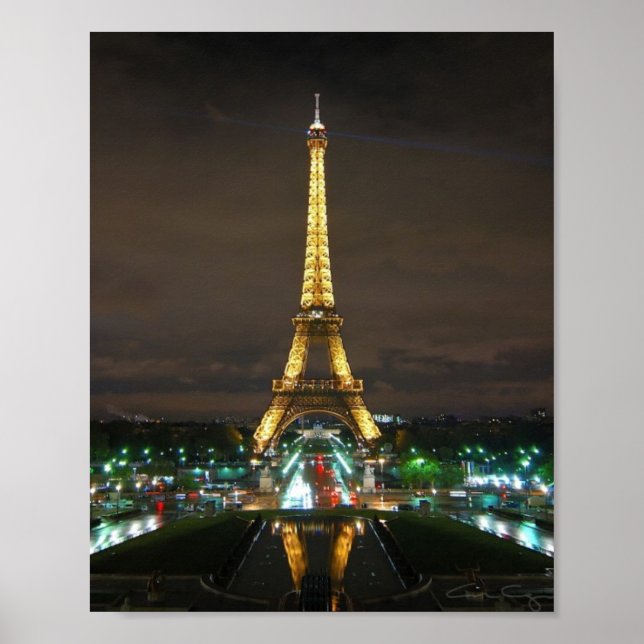 Póster Torre Eiffel (Frente)