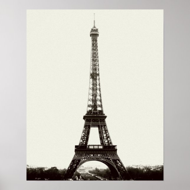 Póster Torre Eiffel de la Antigüedad (Frente)