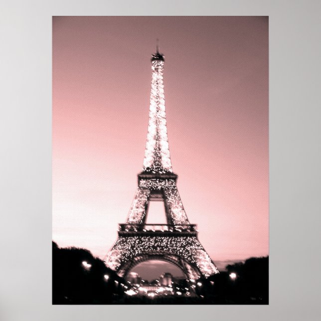 Póster Torre Eiffel de París (Frente)