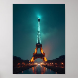 Póster Torre Eiffel de París