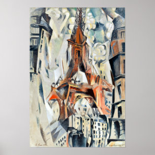 Póster Torre Eiffel de Roberto Delaunay
