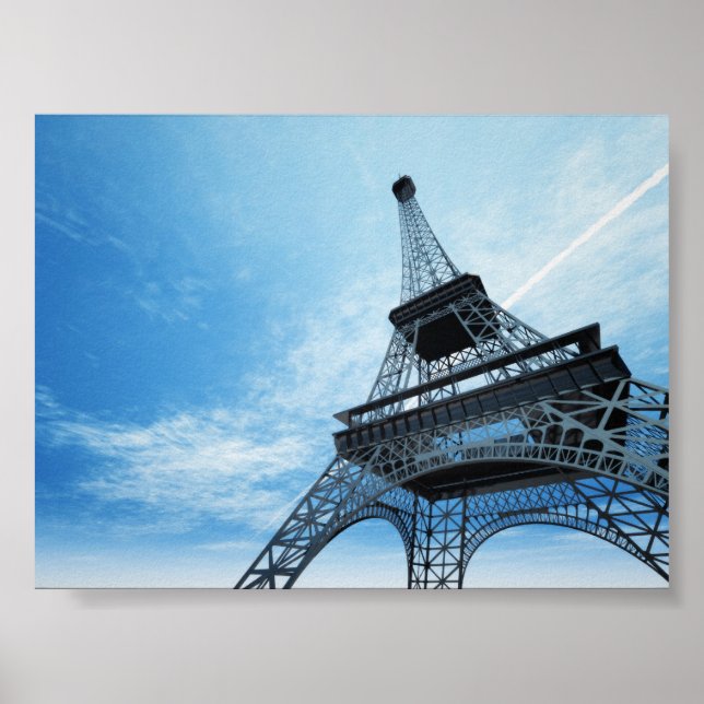 Póster Torre Eiffel en París (Frente)