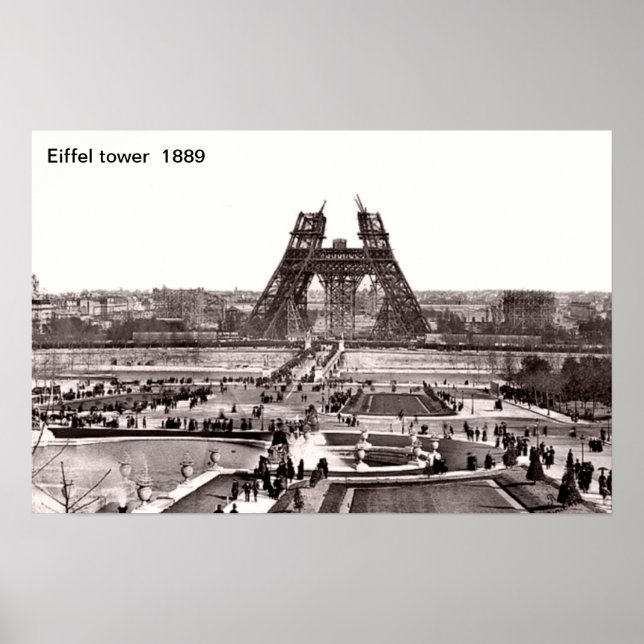 Póster Torre Eiffel Imprimir (Frente)