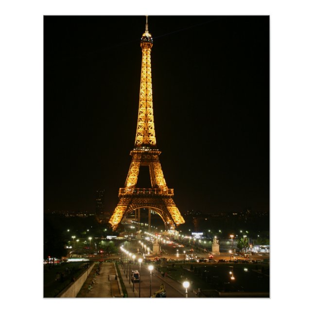 Póster Torre Eiffel, París (Anverso)