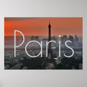Póster Torre Eiffel París Europa Viajes