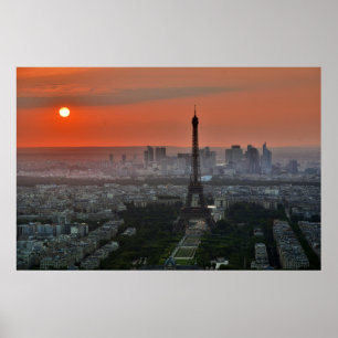 Póster Torre Eiffel París Europa Viajes