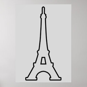 Póster Torre Eiffel París Francia