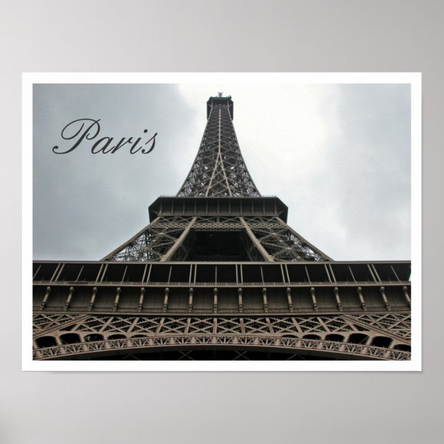 Póster Torre Eiffel, París, Francia (Frente)