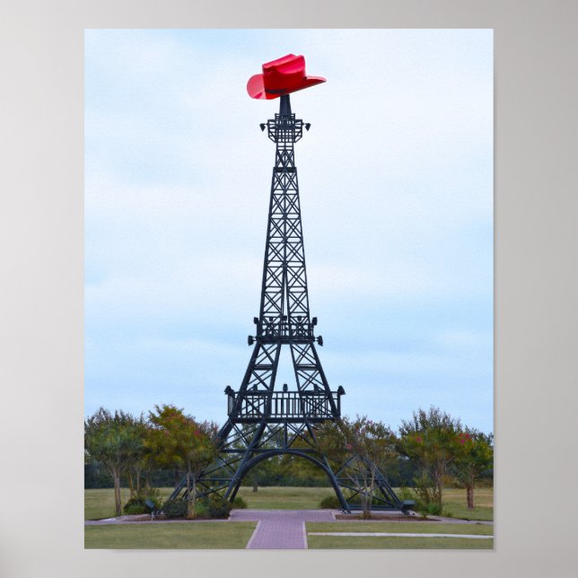 Póster Torre Eiffel, París, Texas (Frente)