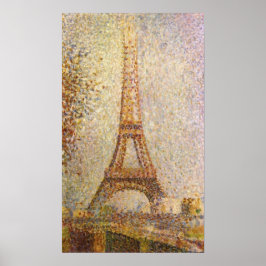Póster Torre Eiffel por Georges Seurat, Bella Artes de la