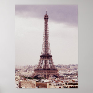 Póster Torre Eiffel - poster impreso