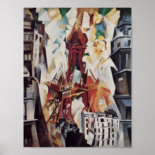 Póster Torre Eiffel - Robert Delaunay (Frente)