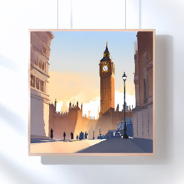 Póster Torre Elizabeth Big Ben | Londres Inglaterra Reino