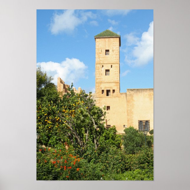 Póster Torre en Rabat, Marruecos (Frente)