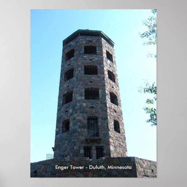Póster Torre Enger - Duluth, Minnesota (Frente)