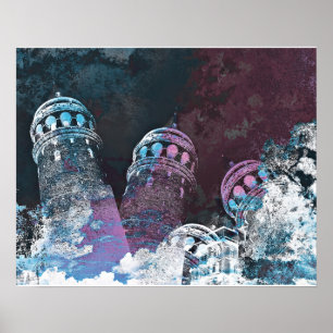 Póster Torre Galata