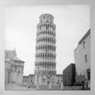 Póster Torre inclinada de Pisa