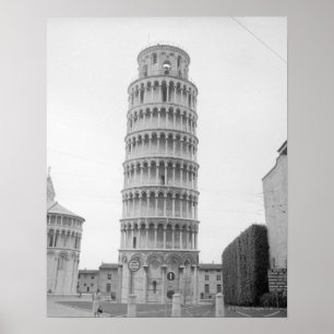 Póster Torre inclinada de Pisa