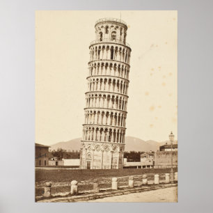 Póster Torre inclinada de Pisa