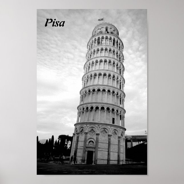 Póster Torre inclinada de Pisa (Frente)