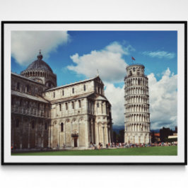 Póster Torre Inclinada De Poster Fotográfico De Pisa